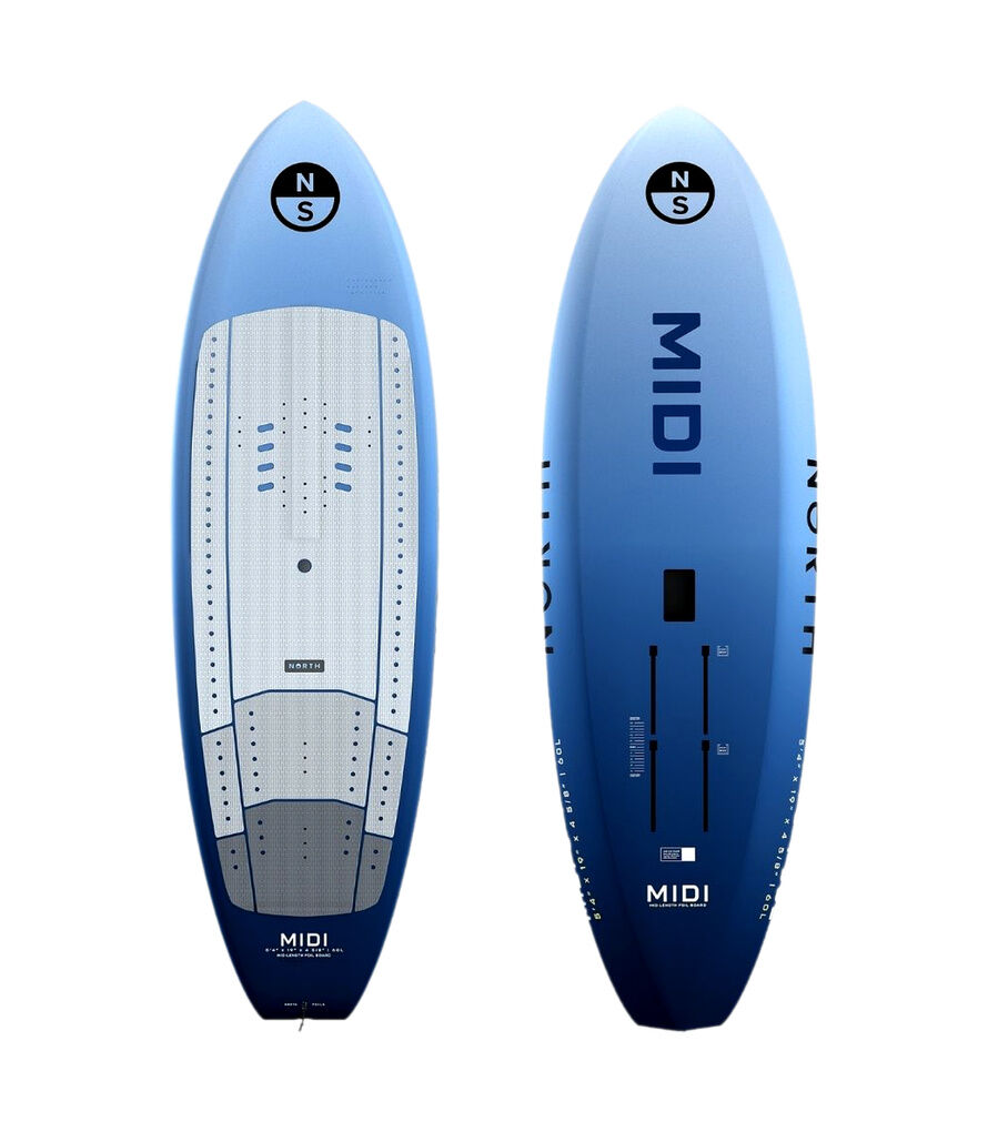 North Midi Foil Board 2026 Blauw Midlength