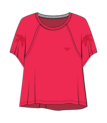 Roxy TIME FOR PALM T - ROXY - Rood - afbeelding 1